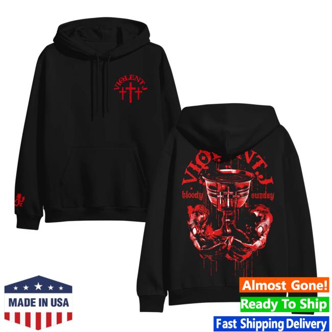 Official Icp Merch Clothing Store Insane Clown Posse Violent J Blood Chalice Black Sweater