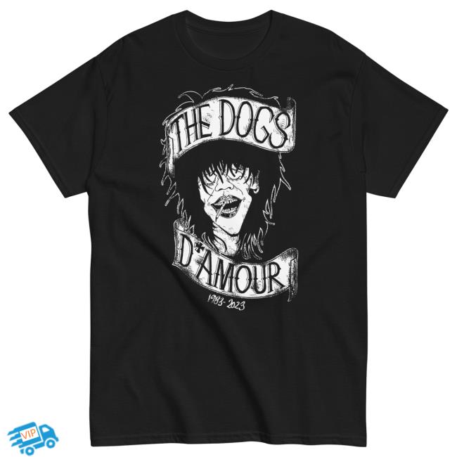Official Tyla Store The Dogs D’Amour – 40Th Anniversary Shirt New (black)