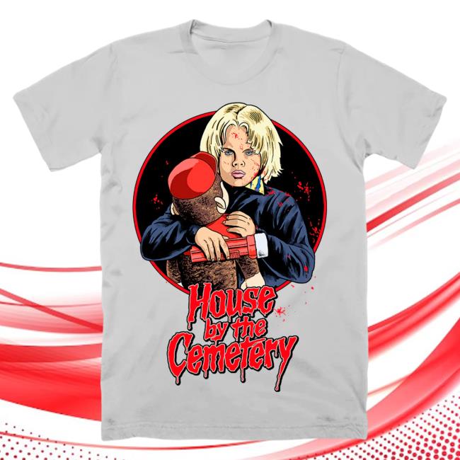 Official Cavity Colors House By The Cemetery: Bob - Tshirt (Silver)