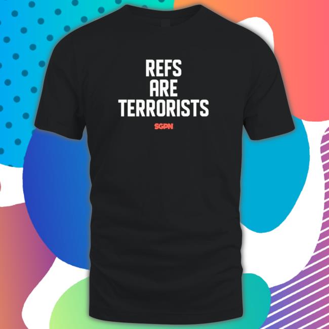 Sports Gambling Podcast Refs Are Terrorists Hooded Sweatshirt