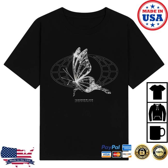 Glass Butterfly Sweater Tomorrowland Official Merch Store Shop