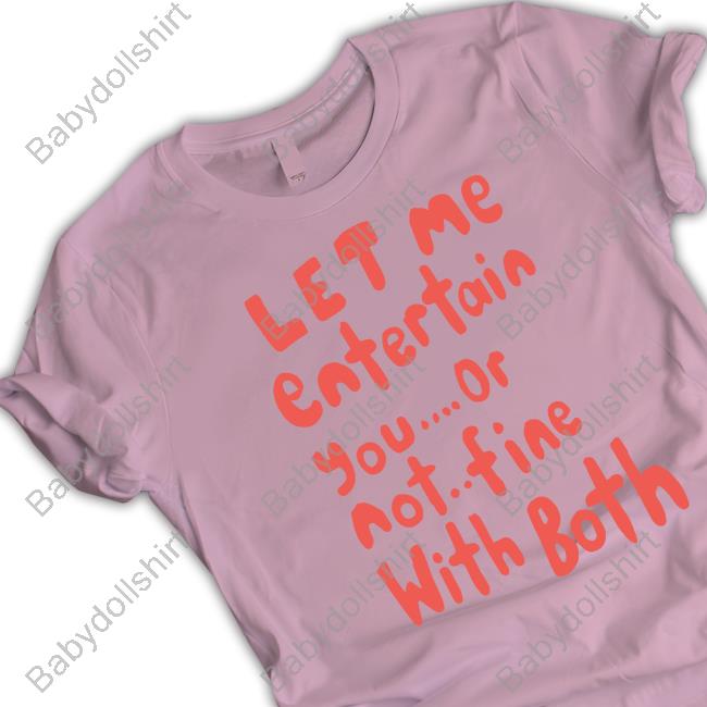 Official Robbie Williams Merch Let Me Entertain You Or Not Tee