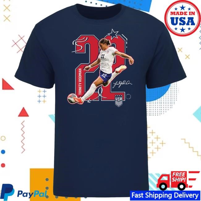 USWNT Trinity Rodman Navy Shirt