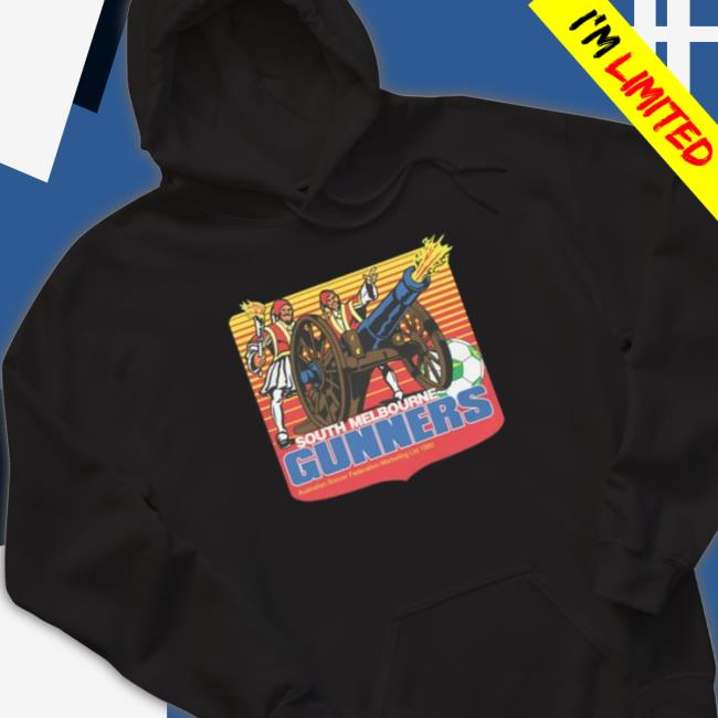 South Melbourne Gunners Tee Shirt South Melbourne Gunners Long Sleeve Shirt