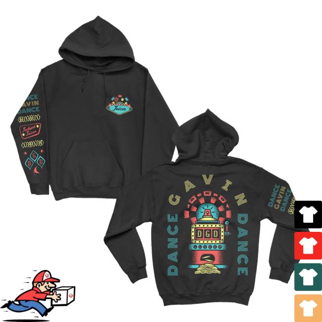 Official Dance Gavin Dance Band Merch Slot Machine Black Sweater DanceGavinDance