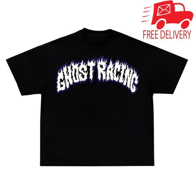 Official Ghost Racing Apparel Ghost Racing Purple Champion Ghost New Shirt - Black