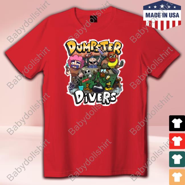 Official Neebs Gaming Dumpster Divers Shirt