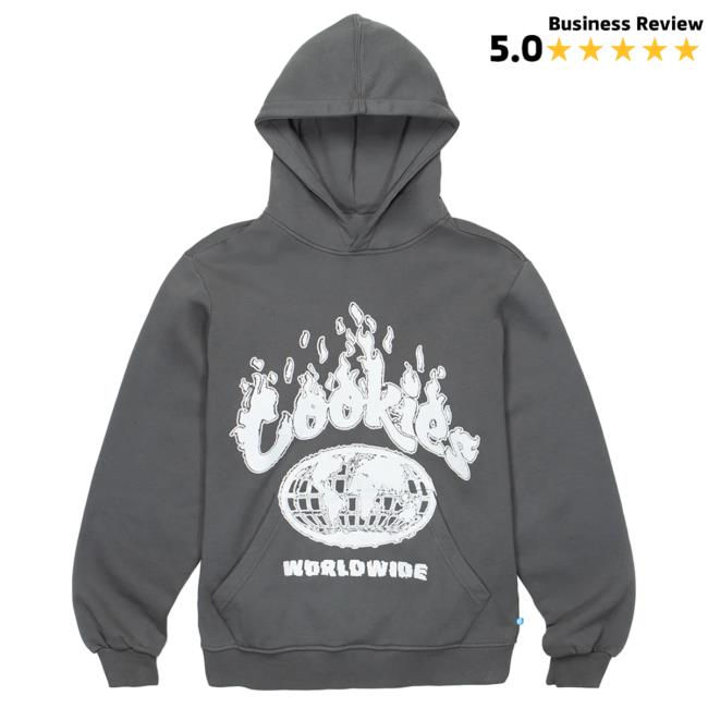 Official Cookies Merch Store Cookies Spring 2 Slow Burn Pigment Hoodies Grey Apparel Clothing Shop Cookiessf