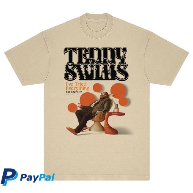 Official Teddy Swims Merch Store I've Tried Everything But Therapy Album Art Attractive Shirt TeddySwims