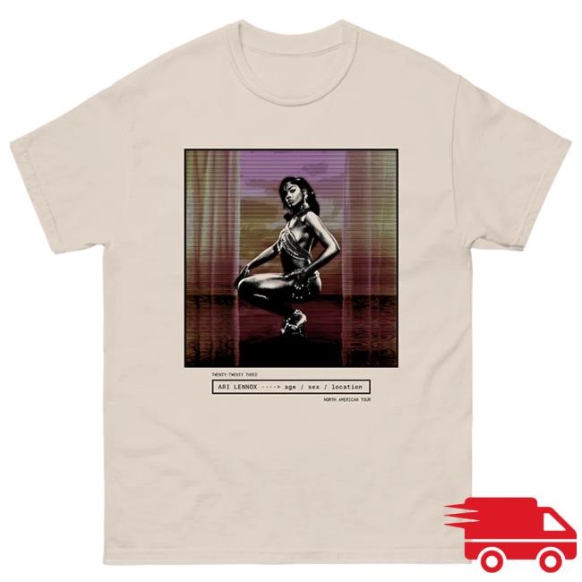A/S/L Cream Tour New Shirt – Ari Lennox Official Store