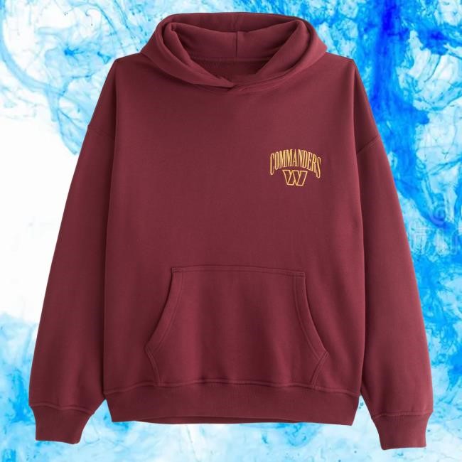 Official Abercrombie And Fitch Clothing Washington Commanders Graphic Hood NFL by Abercrombie