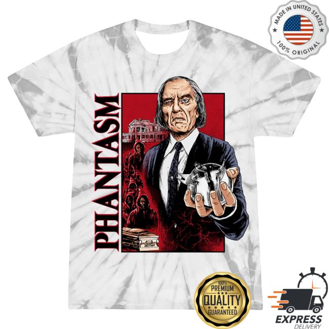 Official Cavity Colors Phantasm: The Tall Man - New Shirt (Silver Sphere Tie Dye)