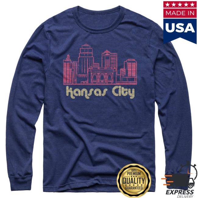 KC Dot Skyline Long Sleeve Tees Charlie Hustle Merch Store Official