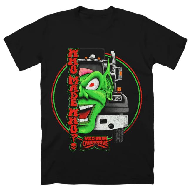 Official Cavity Colors Maximum Overdrive: Who Made Who? - Attractive Shirt