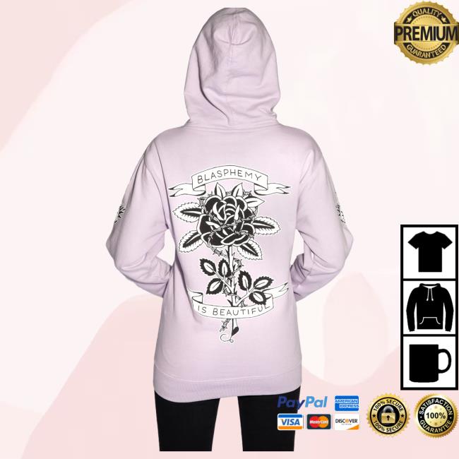 Blackcraft Cult Clothing Store BlackcraftCult Blasphemy Is Beautiful - Pastel Popover Sweatshirt