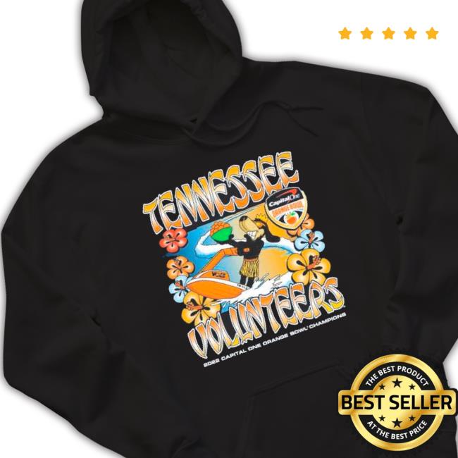 Tennessee Volunteers 2022 Capital One Orange Bowl Champions Shirts