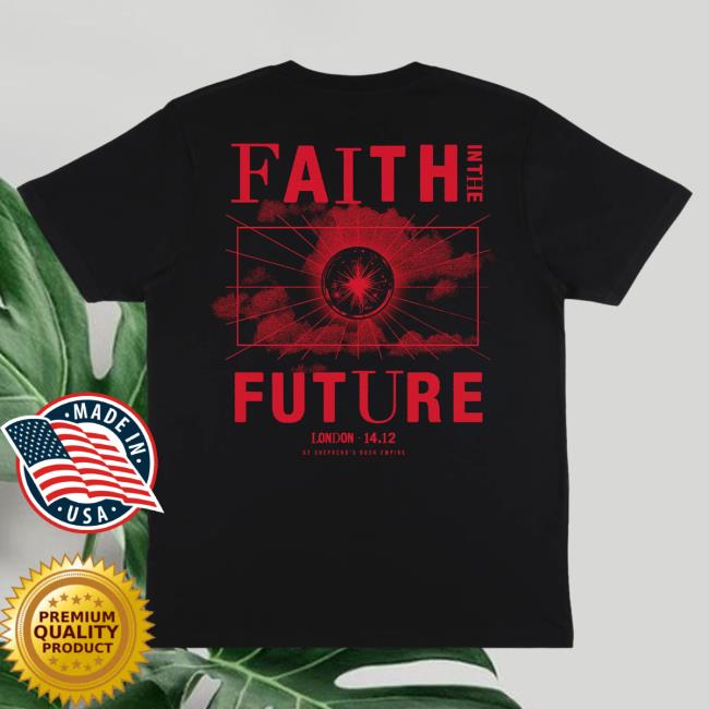 Official Louis Tomlinson Merch Store Louis Tomlinson Faith In The Future Shepherd's Bush Event Black T-Shirts LouisTomlinson Apparel Clothing Shop