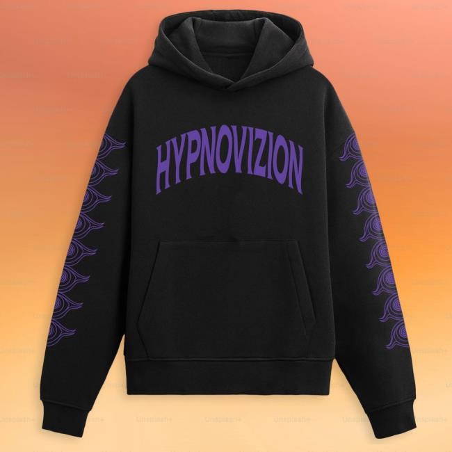 Official Rezz Merch Shop REZZ - HypnoVizion - Hourglass Heavyweight Hooded Sweatshirt