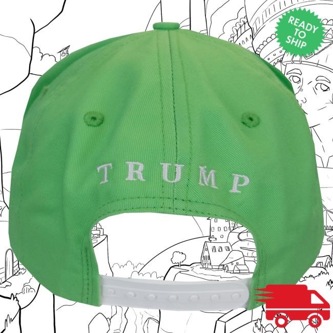 Official Donald Trump Merch Store Shop Donald Trump Special Edition:MAGA Cap – Pastel Green & White
