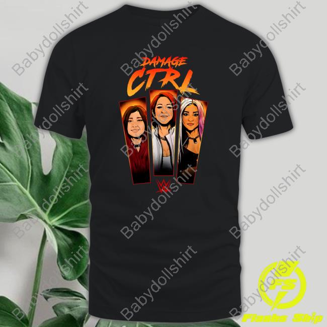 Official WWE Damage Ctrl Cartoon Panels Hoodie