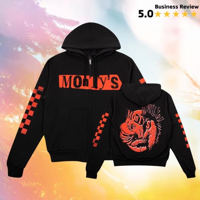Monty's Good Burger Mohawk Monty Zipper Hoodie