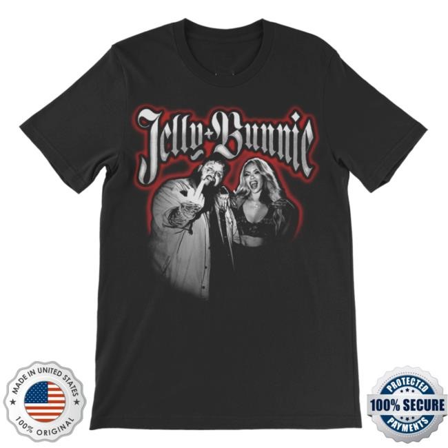 Bunnie Xo Merch Official Hunniebunnies - Jelly + Bunnie Short Sleeve TShirt Hunniebunnies Clothing Apparel