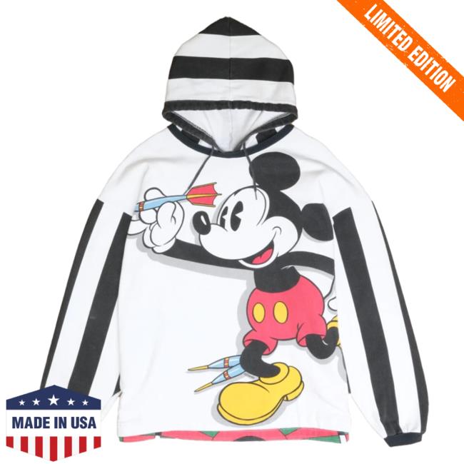 Official Throwback Vault Vintage Mickey Mouse Darts Disney AOP Sweatshirt 3D All Over Print