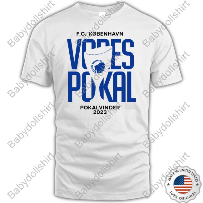 Fck Fanshop Fc Kobenhavn Pokalvinder 2023 Vores Pokal Tee