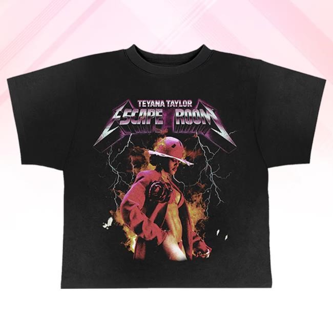 Official Teyana Taylor Shop Pink Metal Tshirt TeyanaTaylor