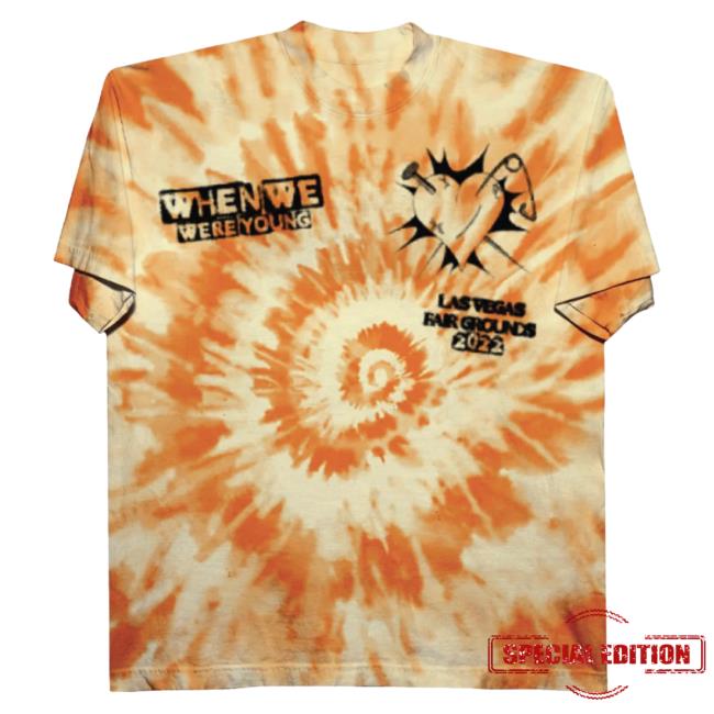Official When We Were Young Festival 2023 Merch Spiral Tie Dye Hot Shirt WhenWeWereYoung