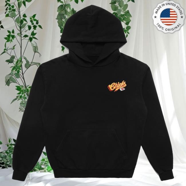 Unisex Kansas City Chiefs Born x Raised Black Pro Script Hood NFL Shop Store