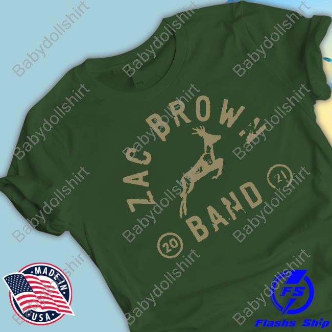 Official Zac Brown Band Deer Shirt
