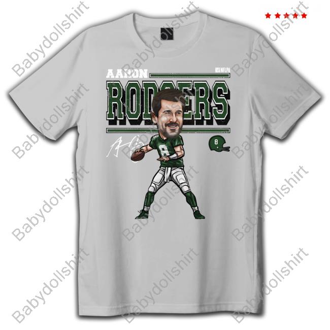 500 Level Merch Aaron Rodgers New York J Cartoon Shirts