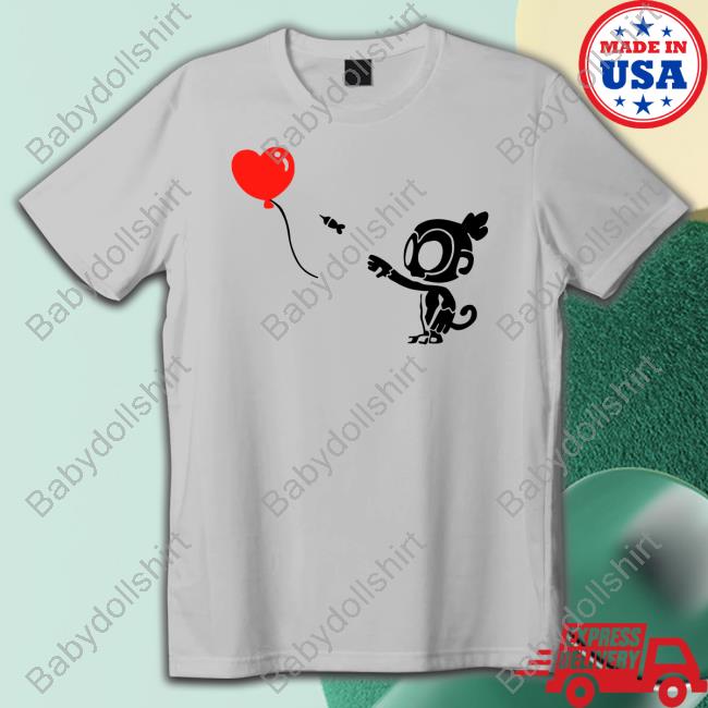Monkey With Bloon Shirt