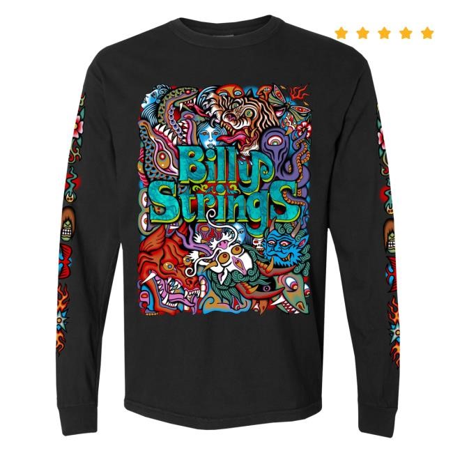 Billy Strings Merch Busy Long Sleeve Tshirt (Sean Drennen)