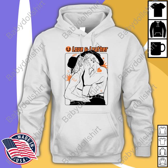 Noahdea Merch Love And Leather Hooded Sweatshirt Kirumade