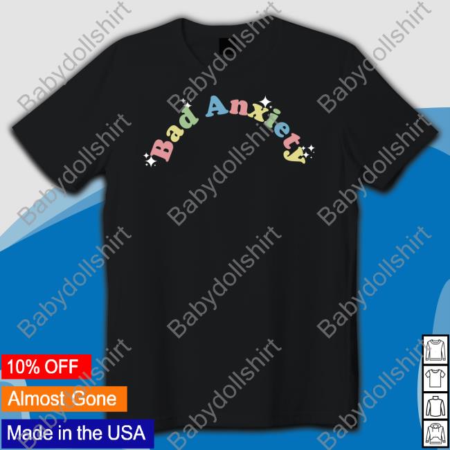 Bad Anxiety Rainbow Hooded Sweatshirt Meg Thee Stallion Merch Store