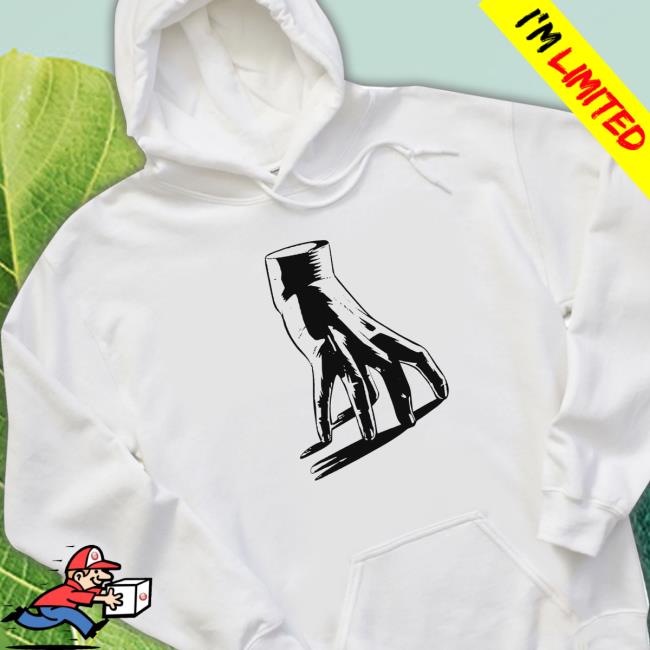 Wednesday Thing Scary hand art Hooded Sweatshirt