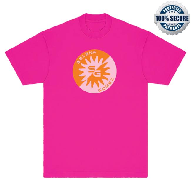 Official Interscope Records Selena Gomez Merch Store Selena Gomez Sunset Hot Shirt Selena Gomez Apparel Clothing Shop