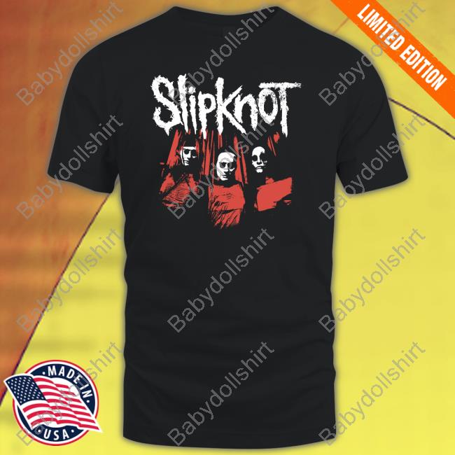 Official Slipknot Merch Bone Church Masks Shirt