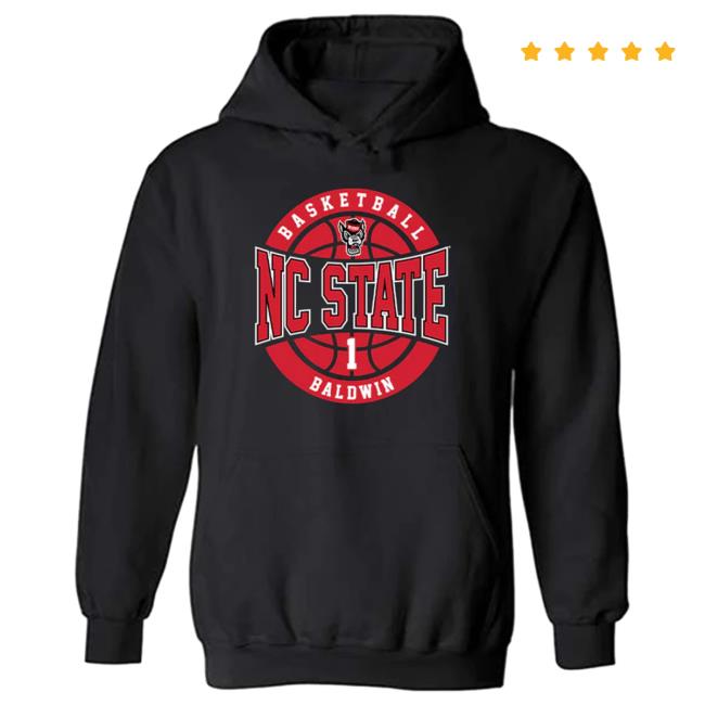 Official Nc State Merch Store Athlete's Thread Nc State - Ncaa Women's Basketball : River Baldwin Crewneck Sweatshirt Classic Fashion Shersey Nc State Shop