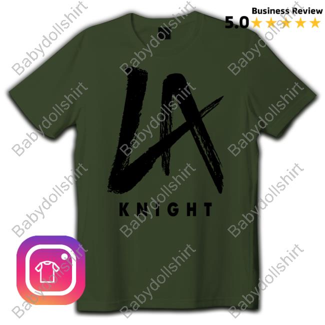 Wwe Merch La Knight Logo T Shirt