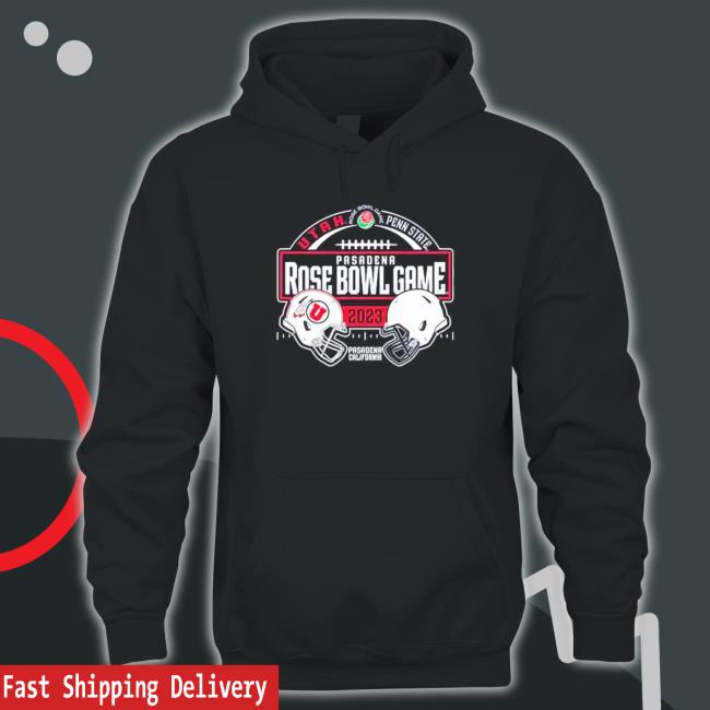 Penn State Nittany Lions Vs Utah Utes 2023 Football Rose Bowl Pasadena Hooded Sweatshirt
