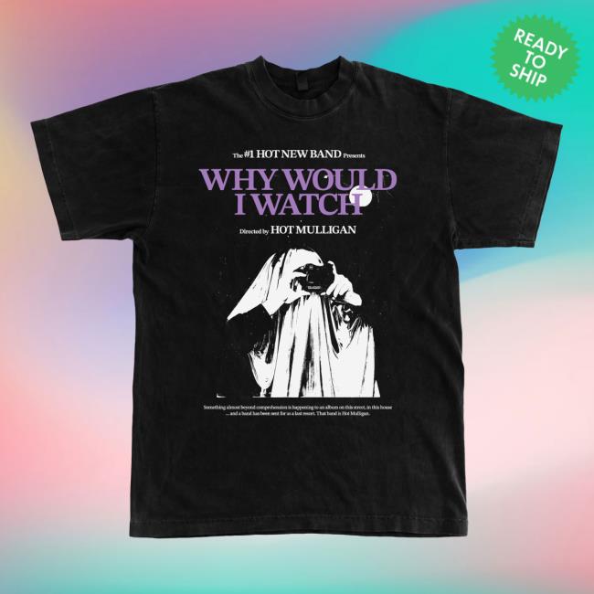 Hot Mulligan Merch Ghost Film Standard Tee