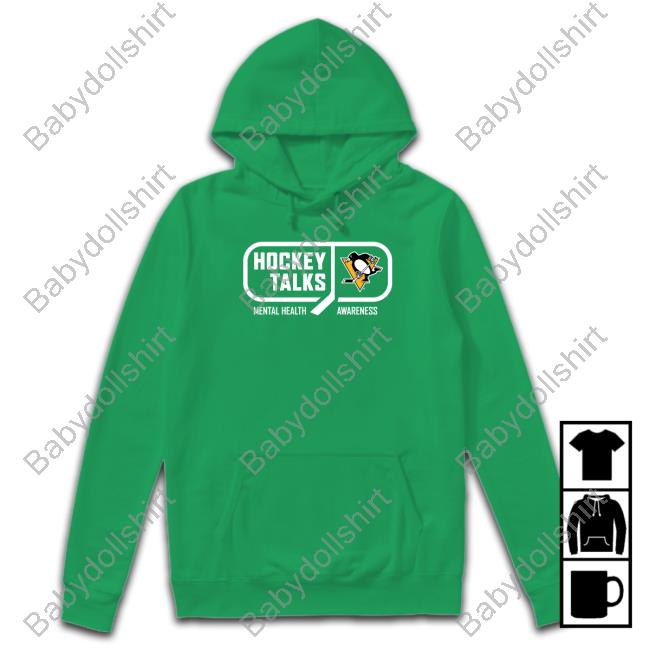 Pittsburgh Penguins Hockey Talks Mental Health Awareness Pittsburgh Sweatshirt