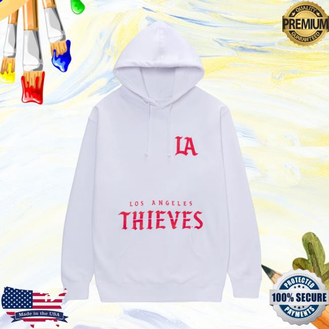 Official 100 Thieves Merch Wordmark Pullover Hoodie - White