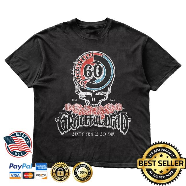Grateful Dead 60th Anniversary Logo New Shirt | Grateful Dead Merch Store Official