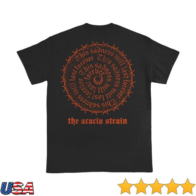 The Acacia Strain Sadness Spiral Tee Shirt The Acacia Strain Merch