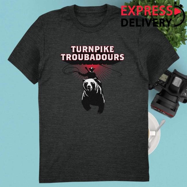 Official Turnpike Troubadours Merch Shop Rodeo Bear Tee