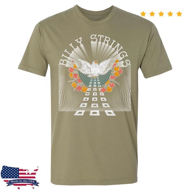 Official Billy Strings Merch Store Shop Billy Strings Dove Shirt New (Ryan Dunn)